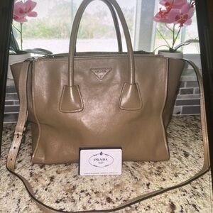 Prada leather Bag BN2619 with COA card